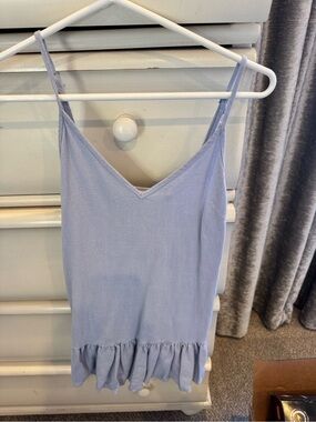 Light Lavender Ruffle-Hem Camisole Dress - Women